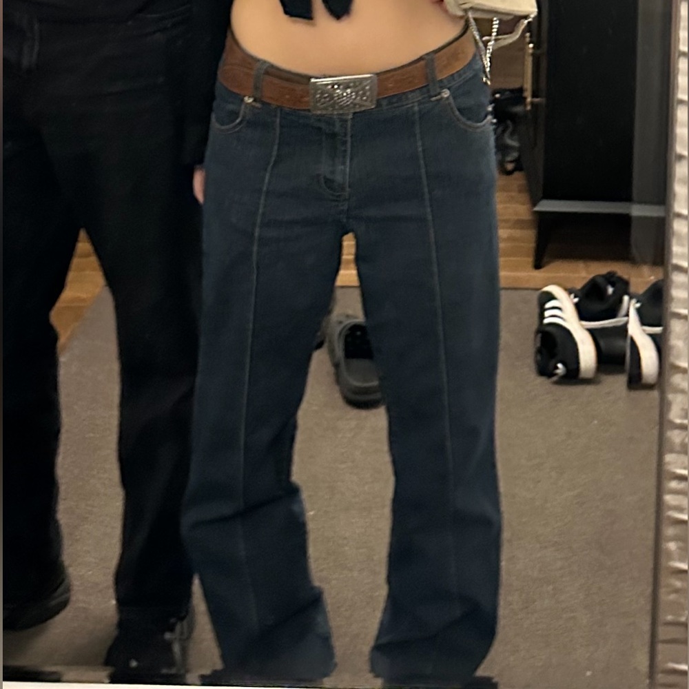 Bum Equipment Low Rise Blue Jeans - Picture 5 of 5